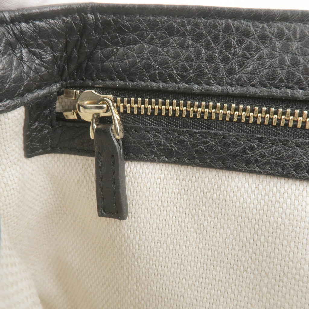 GUCCI SOHO Leather Chain Shoulder Bag Crossbody Bag Black 536224