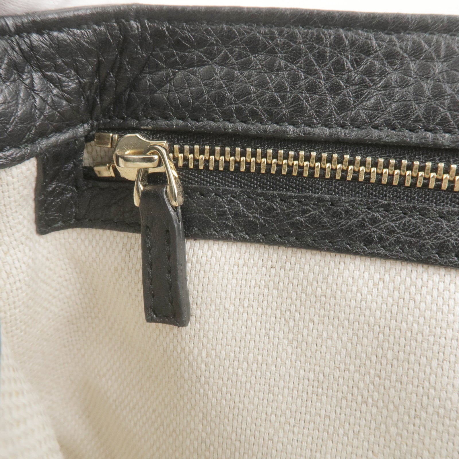 GUCCI SOHO Leather Chain Shoulder Bag Crossbody Bag Black 536224