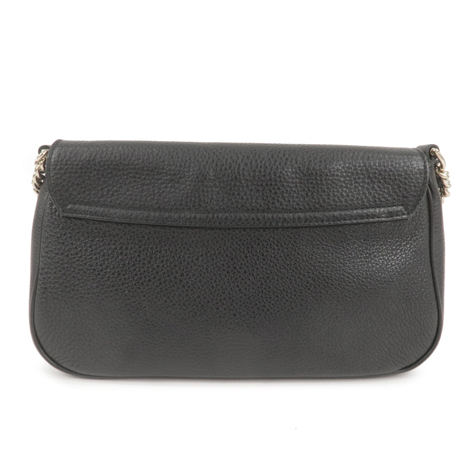 GUCCI SOHO Leather Chain Shoulder Bag Crossbody Bag Black 536224