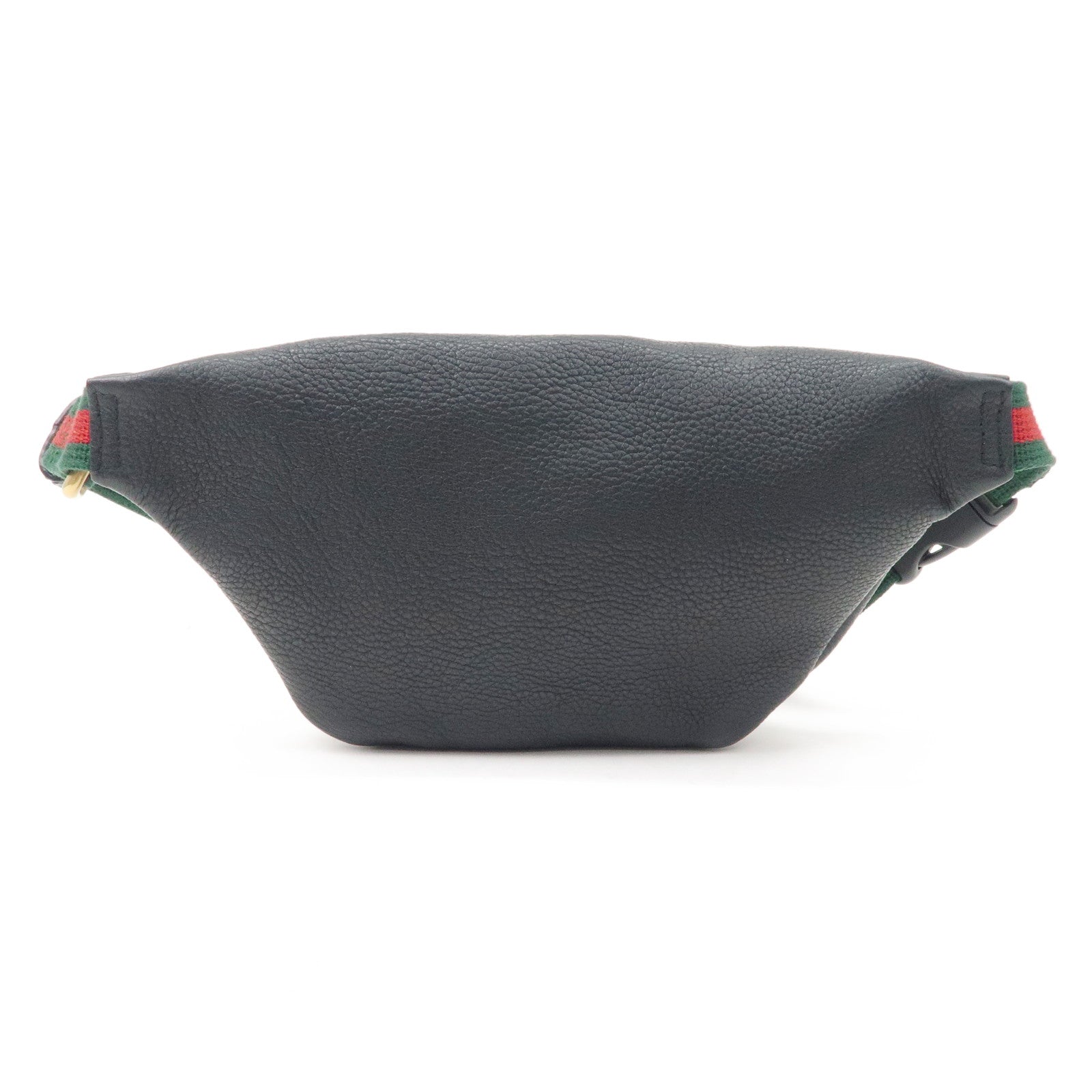 GUCCI Sherry Logo Leather Small Waist Bag Pouch Black 527792