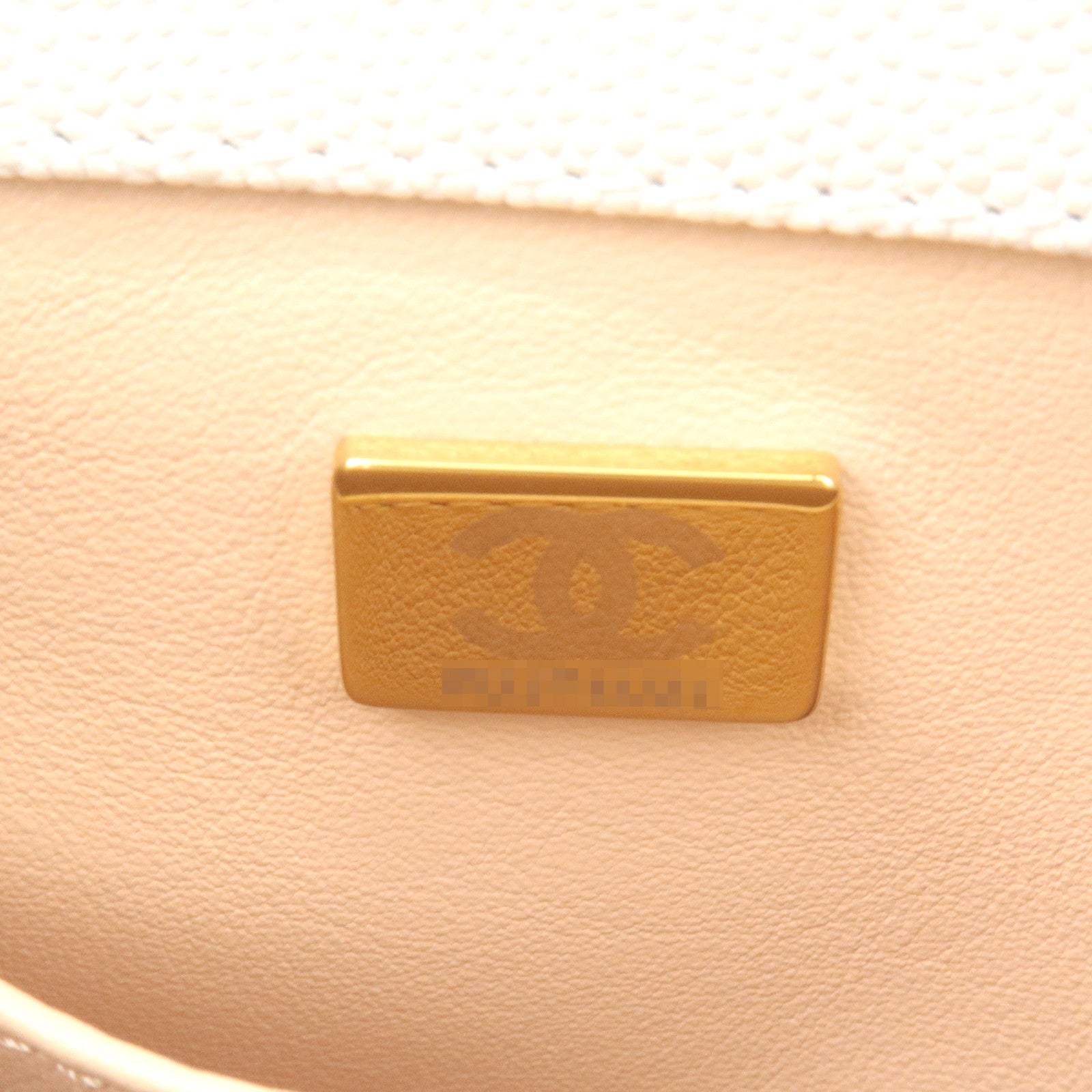 CHANEL Matelasse Caviar Skin COCO Handle 28 2Way Bag White A92991