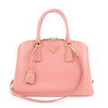 Prada Logo Leather 2Way Bag Shoulder Bag Pink 1BA837
