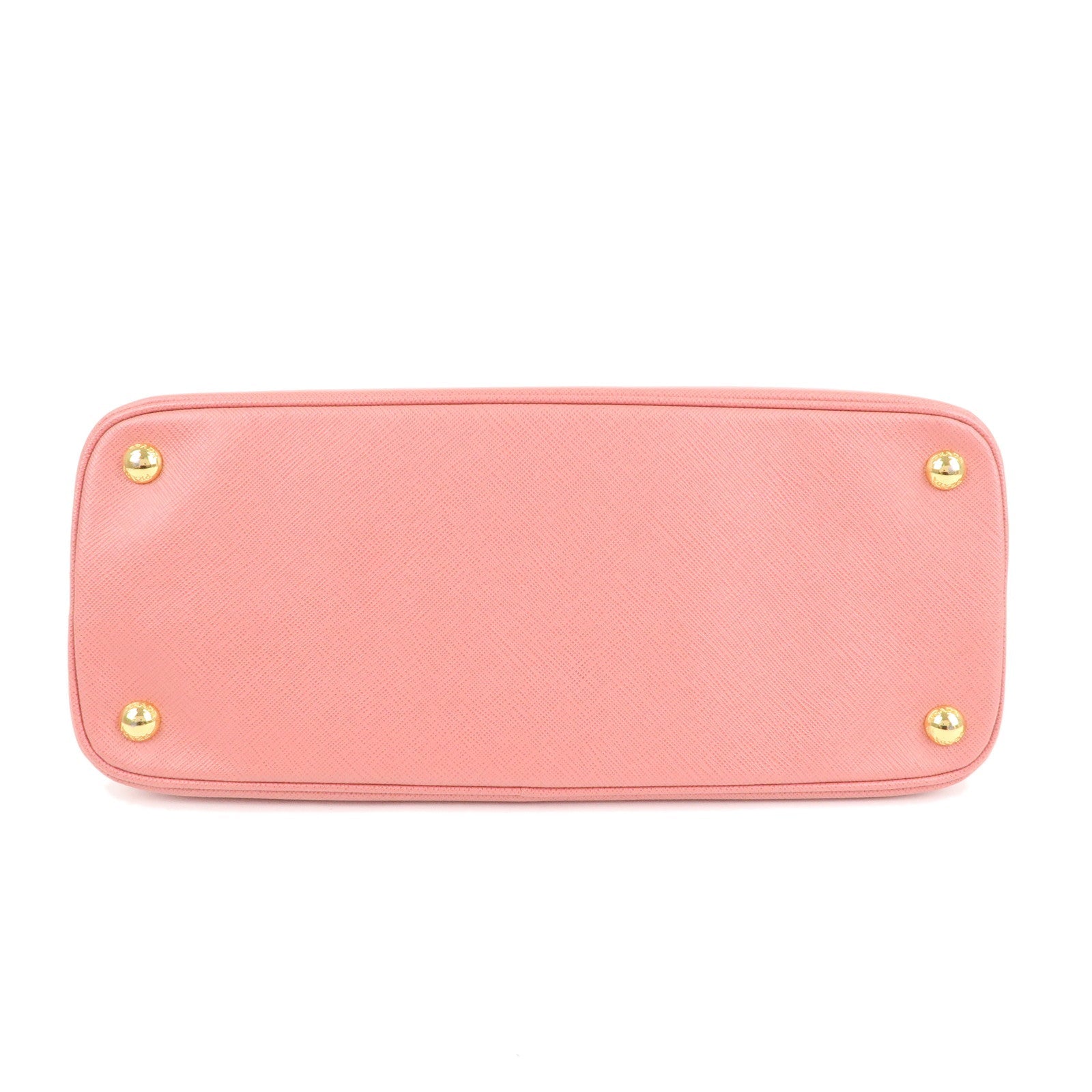 Prada Logo Leather 2Way Bag Shoulder Bag Pink 1BA837