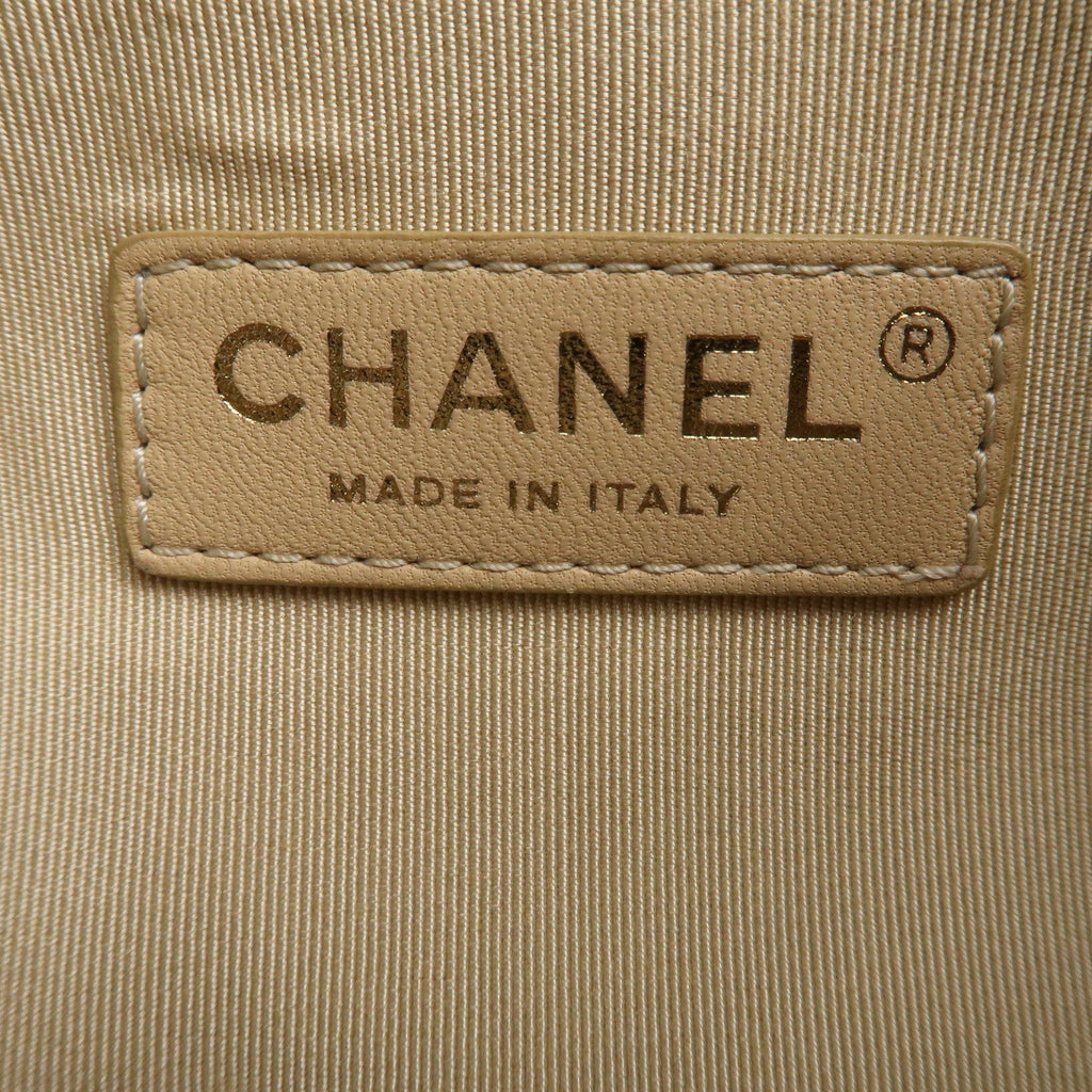 CHANEL Matelasse Lamb Skin Chain Shoulder Bag Black Bags District Gold