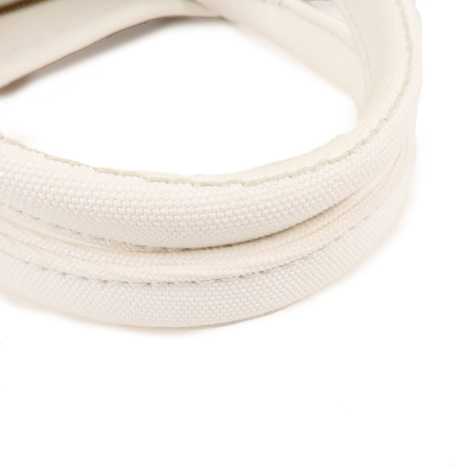 Prada Canapa Straw Canvas 2Way Bag Shoulder Bag White 1BG155