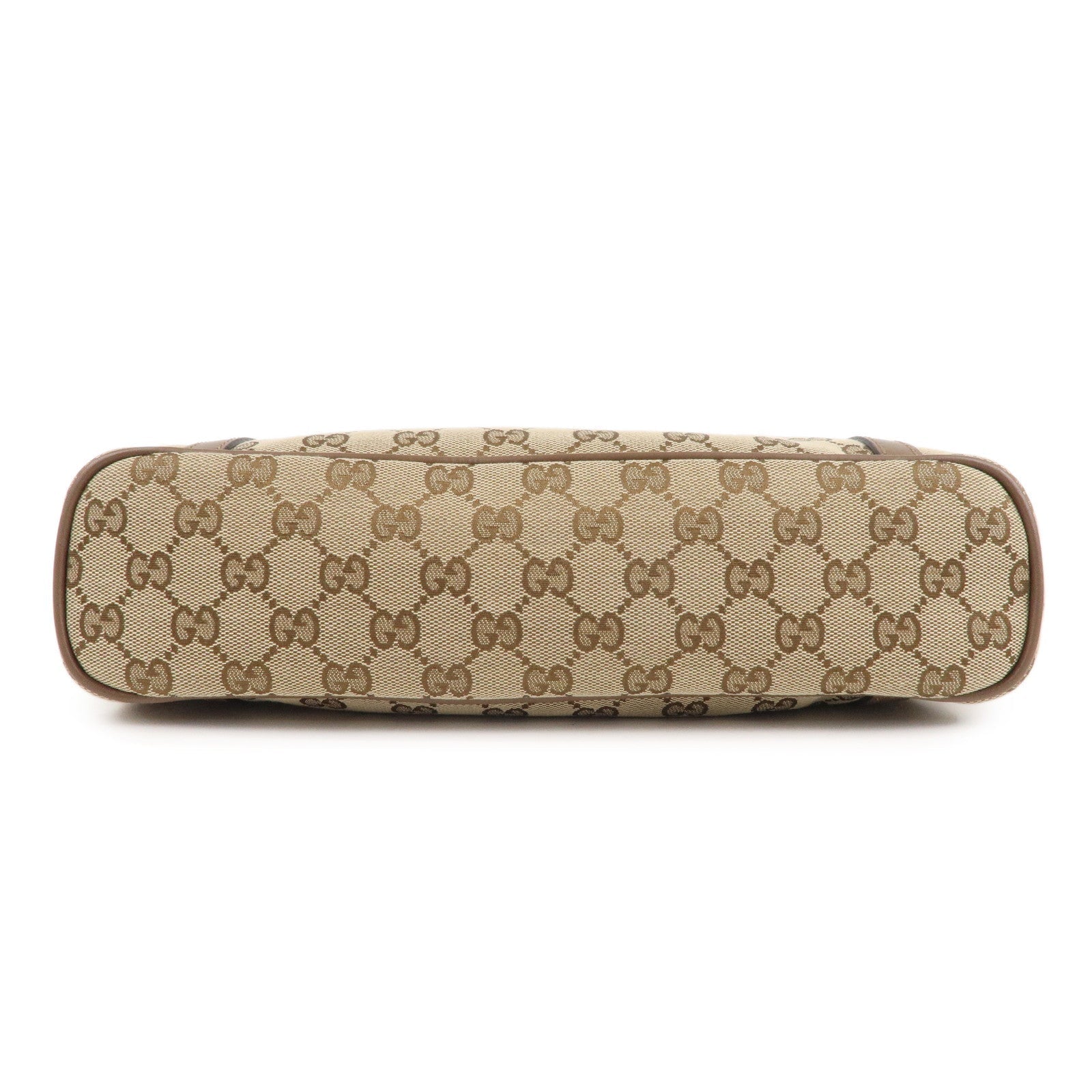 GUCCI GG Supreme Leather 2WAY Tote Bag Beige Brown 388929