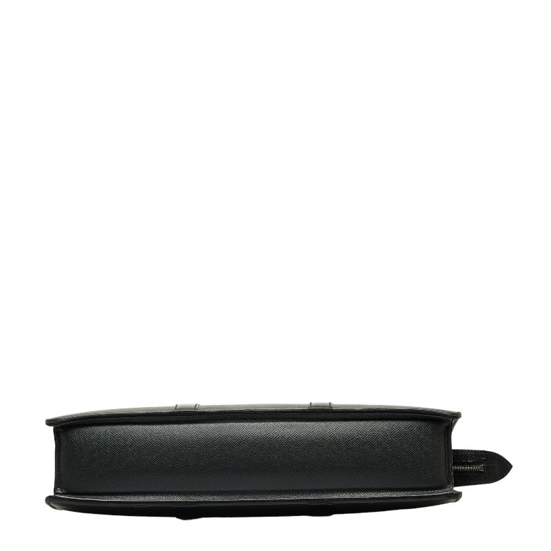 Louis Vuitton Porte Document Business Bag in Taiga Black M30052