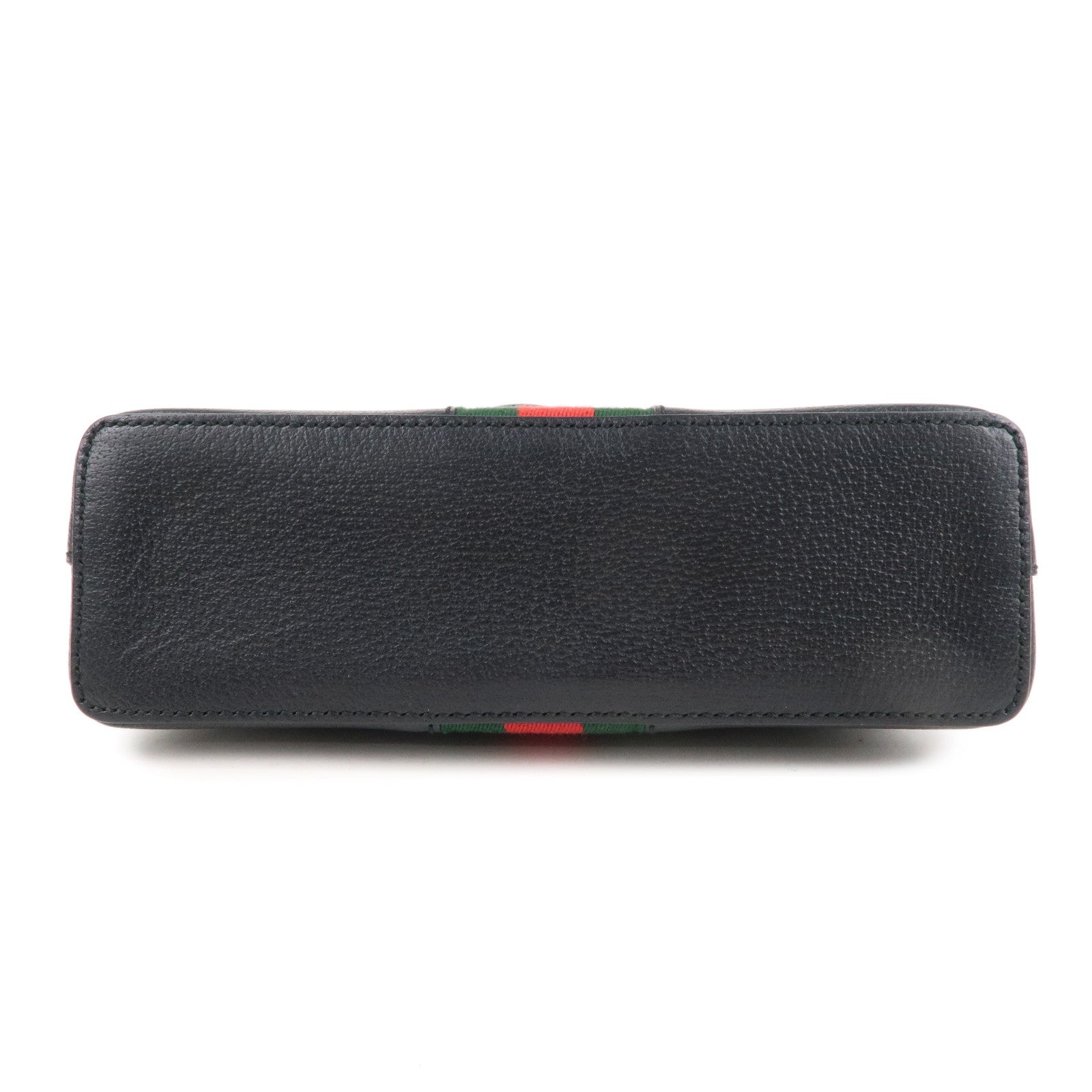 GUCCI Ophidia GG Supreme Leather Shoulder Bag Black 499621