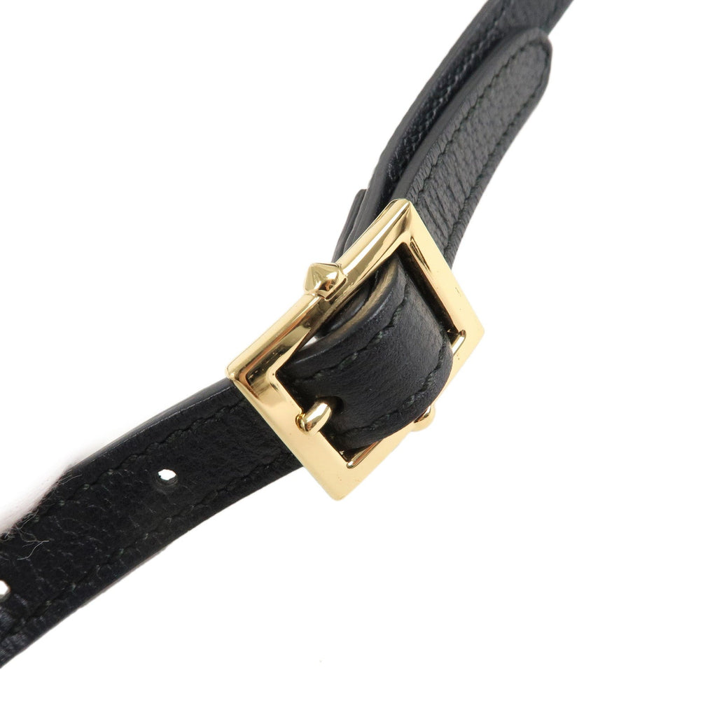 GUCCI Ophidia GG Supreme Leather Shoulder Bag Black 499621