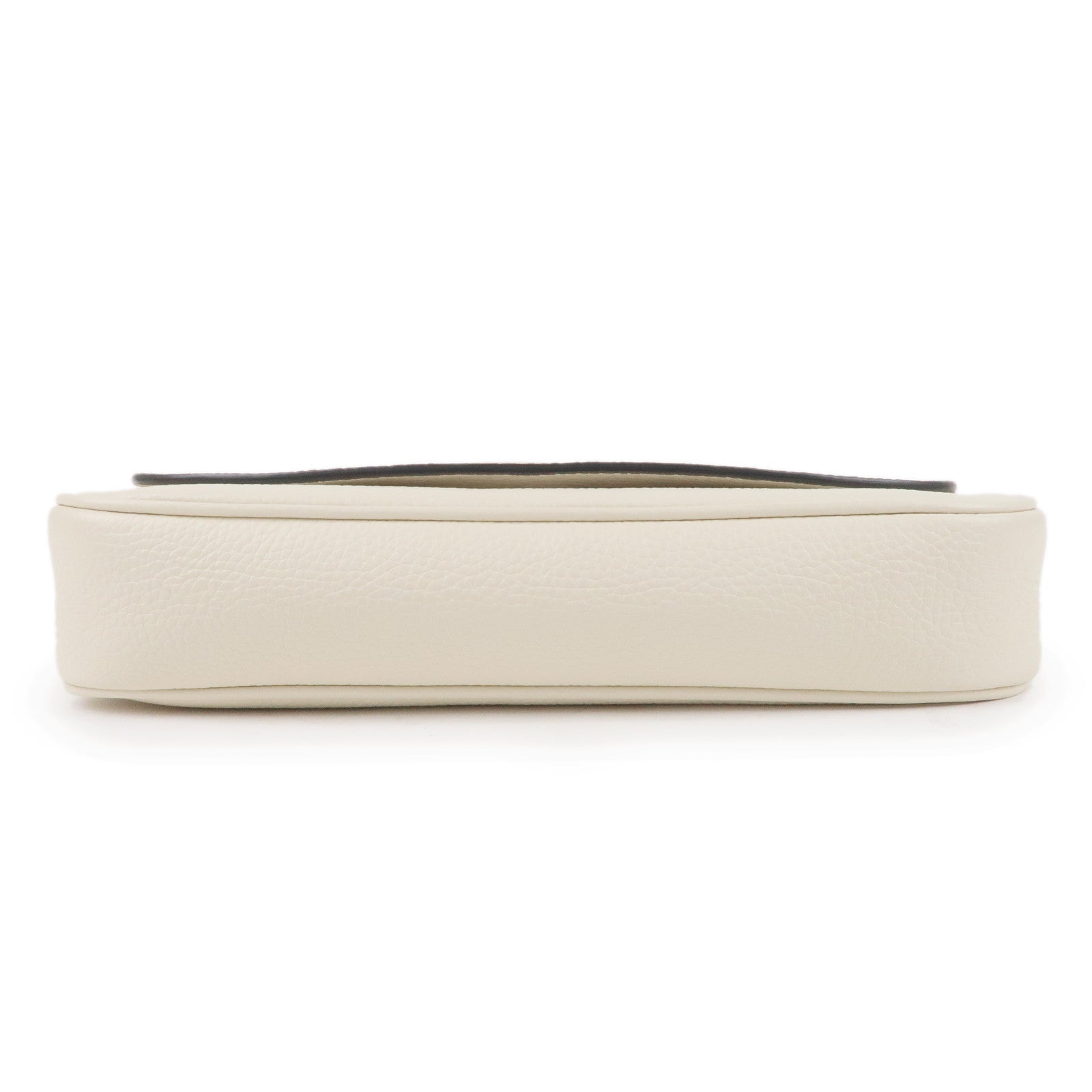 GUCCI SOHO Leather Chain Shoulder Bag Crossbody Bag Ivory 536224