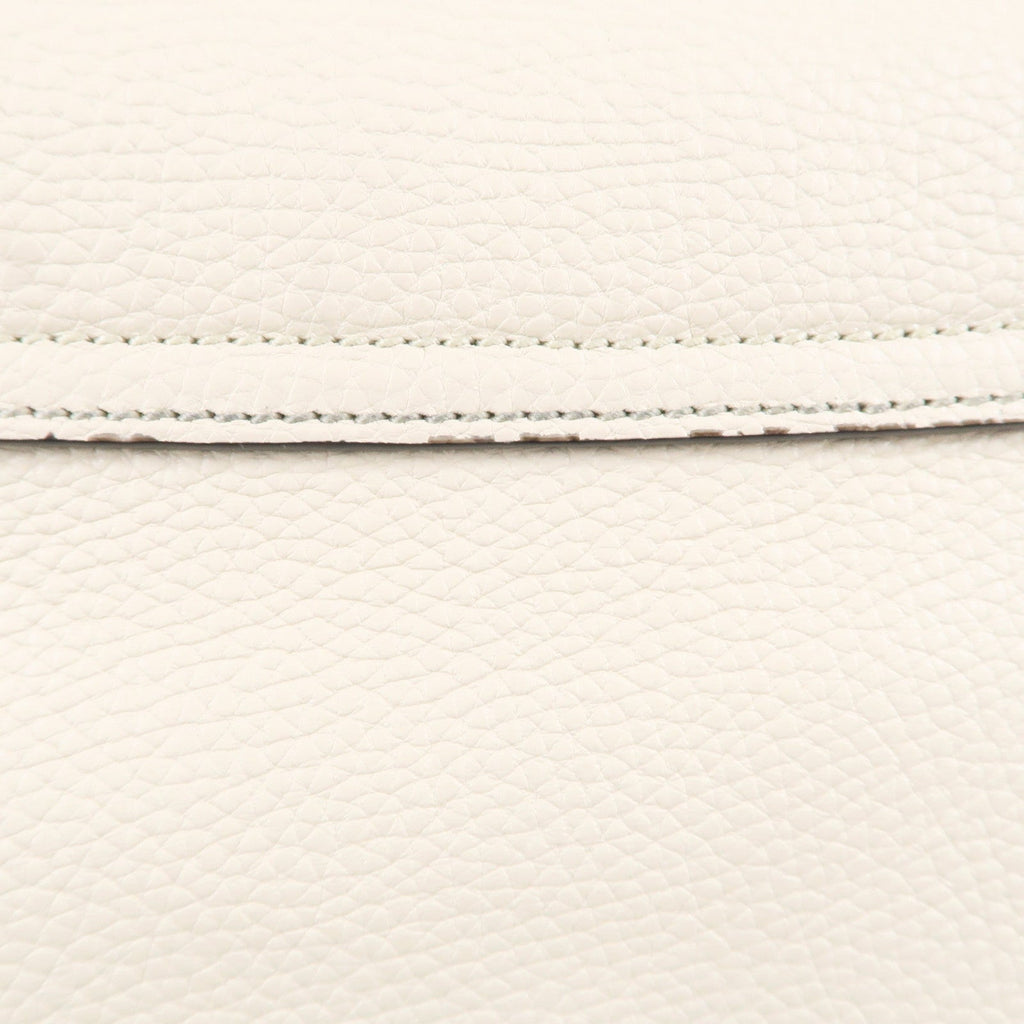 GUCCI SOHO Leather Chain Shoulder Bag Crossbody Bag Ivory 536224