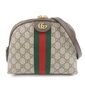 GUCCI Ophidia GG Supreme Leather Shoulder Bag Beige Brown 499621