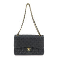 CHANEL Matelasse Caviar Skin Maxi 30 W Flap Shoulder Bag A58600