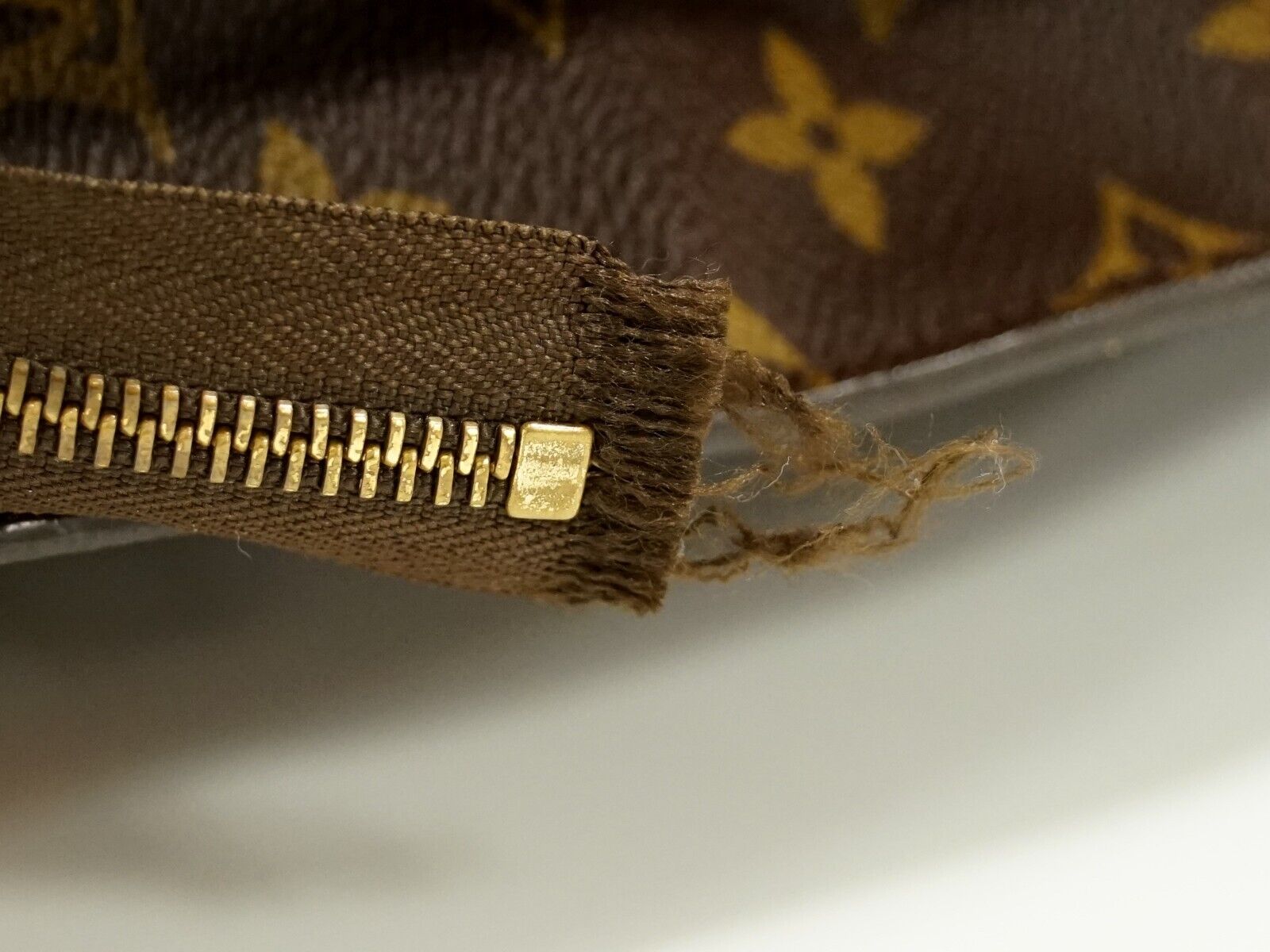 Louis Vuitton Brown Leather Babylone handbag bag