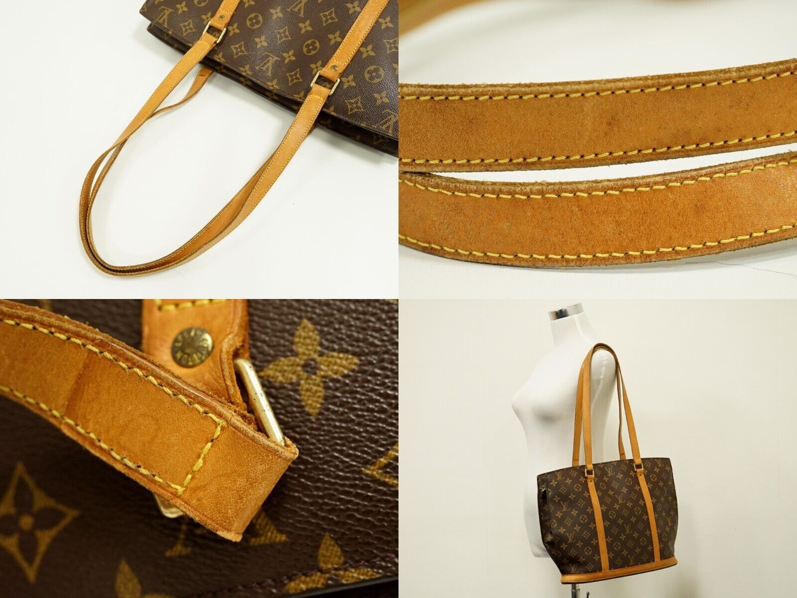 Louis Vuitton Brown Leather Babylone handbag bag