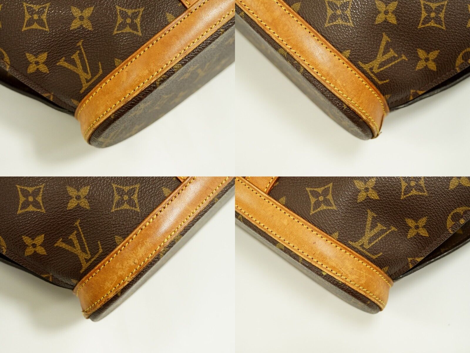 Louis Vuitton Brown Leather Babylone handbag bag