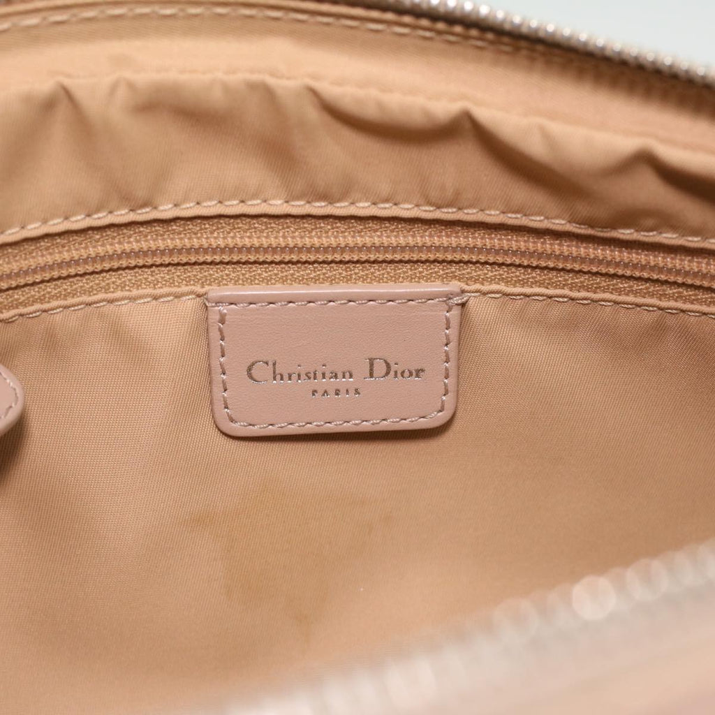 CHRISTIAN DIOR trotter romantic Flower Shoulder Bag Beige 03-BO-1025 Auth 37747