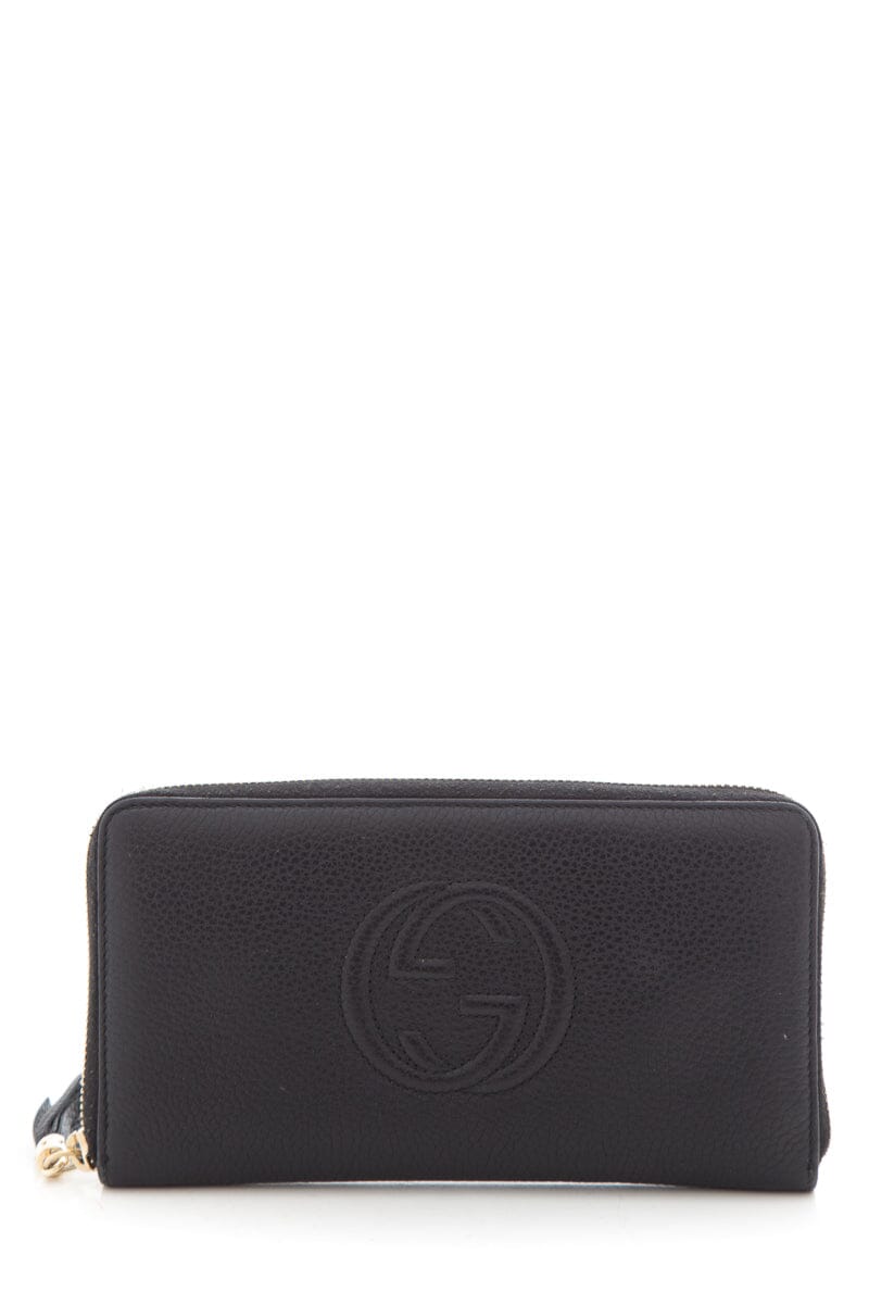 Gucci Black Leather Soho Wallet