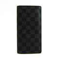 Louis Vuitton Black Canvas Portefeuille Brazza wallet accessories