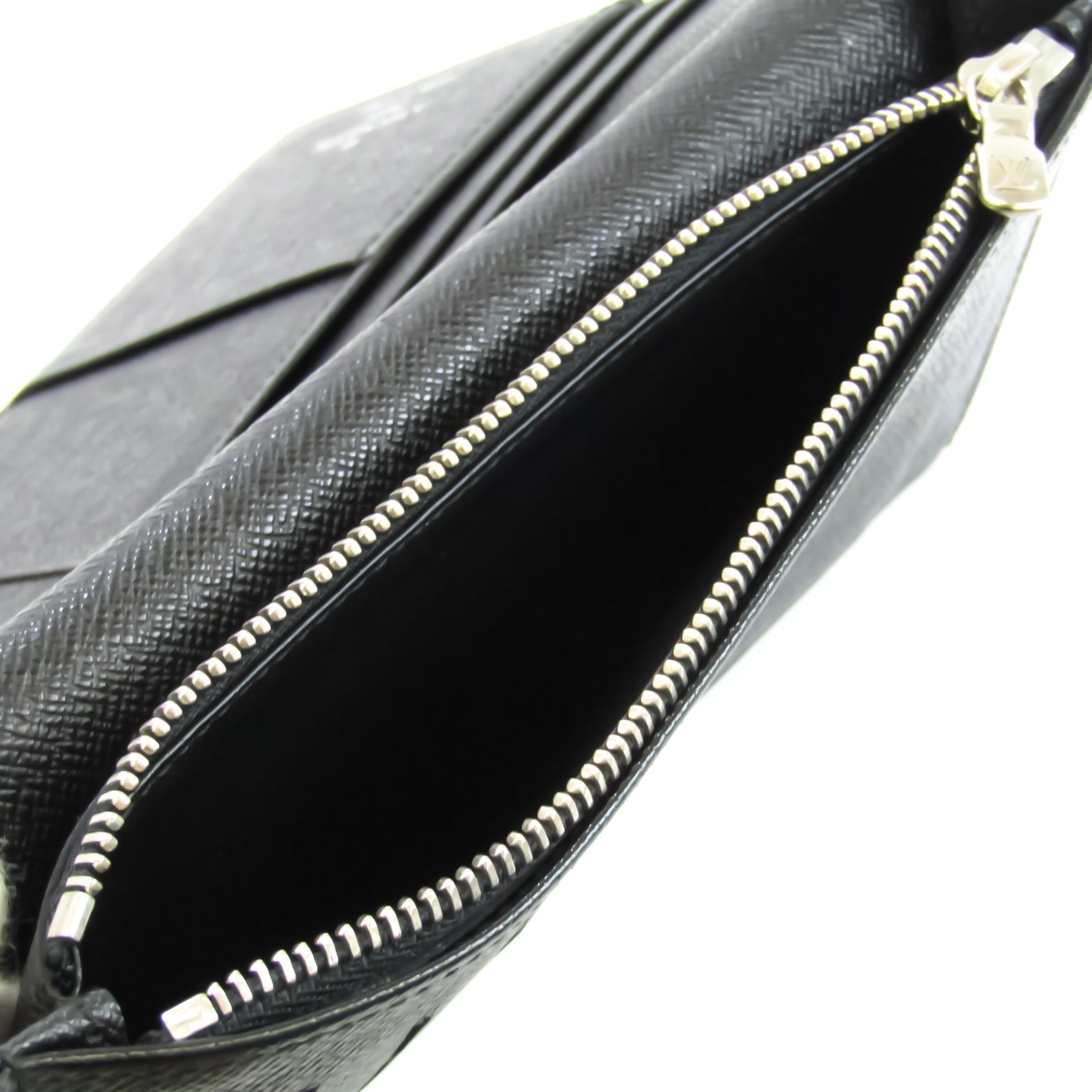 Louis Vuitton Black Canvas Portefeuille Brazza wallet accessories