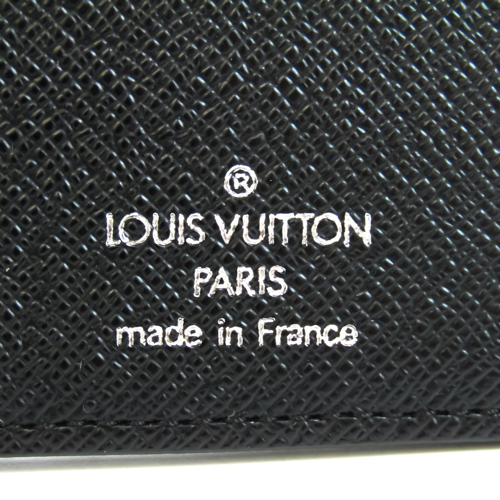 Louis Vuitton Black Canvas Portefeuille Brazza wallet accessories