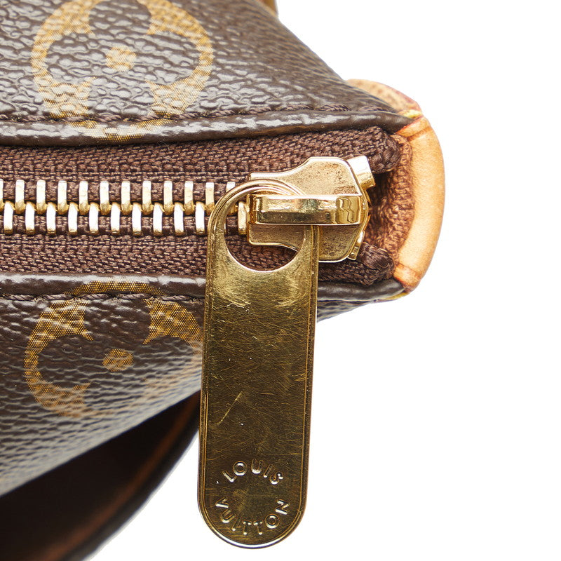 Louis Vuitton Monogram Toilet PM Handbag M56688 Brown PVC Leather  Louis Vuitton