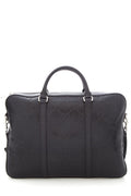 Gucci Black GG Embossed Convertible Duffle