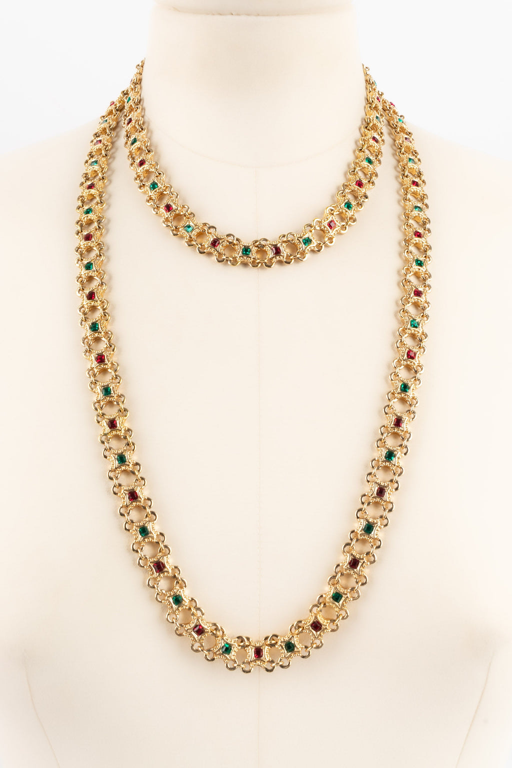 Long collier articulé Dior
