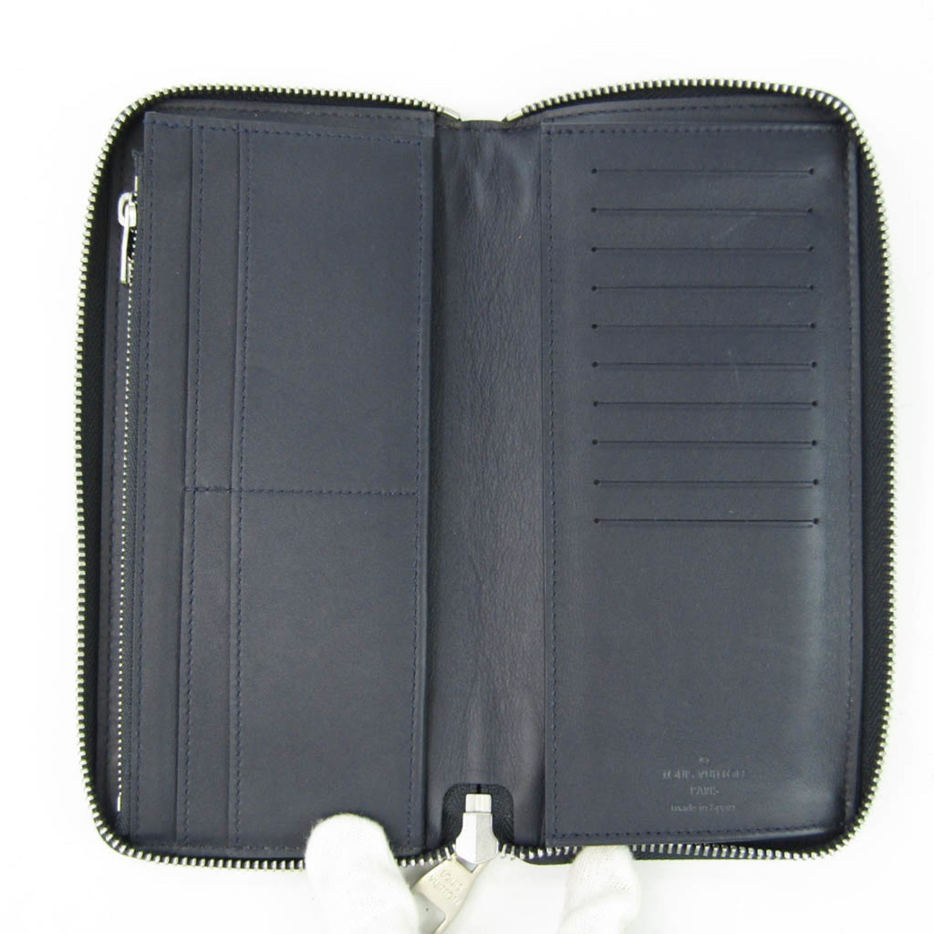 Louis Vuitton Black Canvas Zippy Wallet Vertical wallet accessories