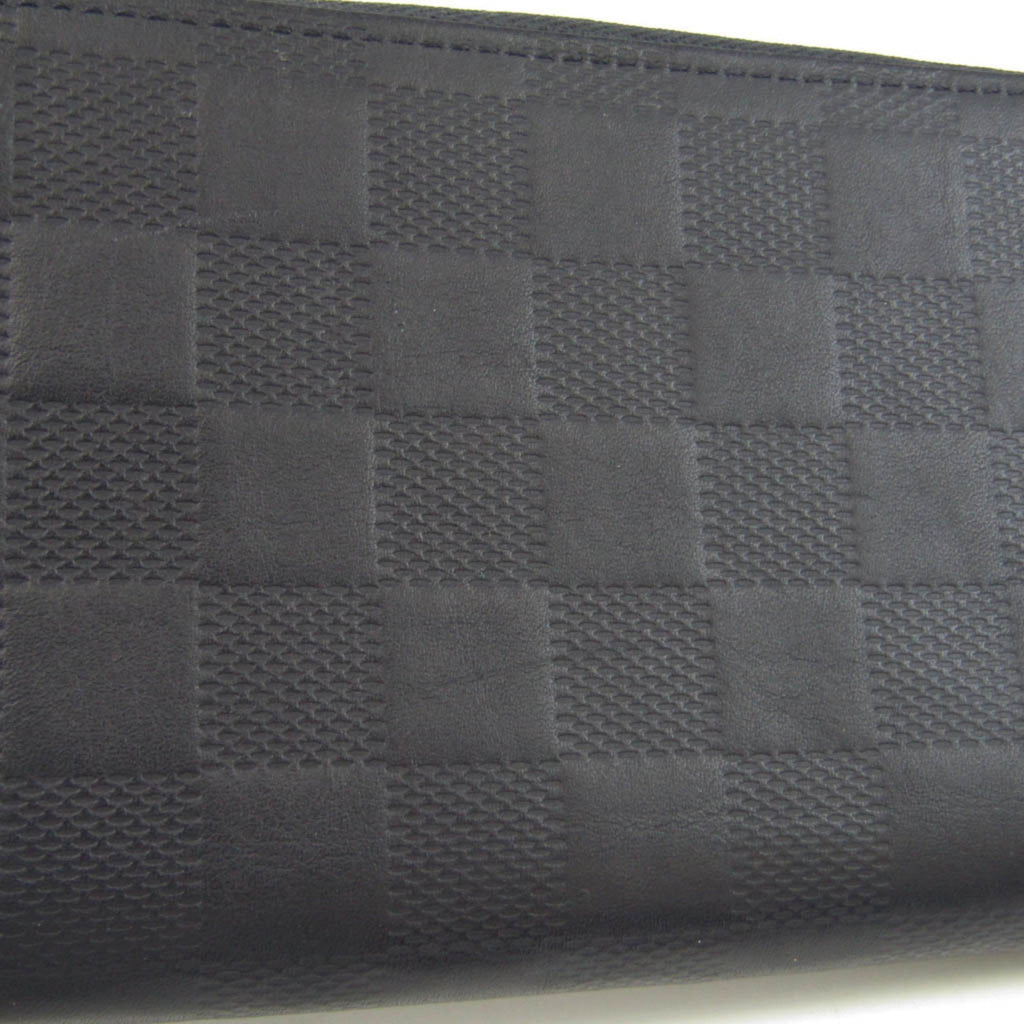 Louis Vuitton Black Canvas Zippy Wallet Vertical wallet accessories