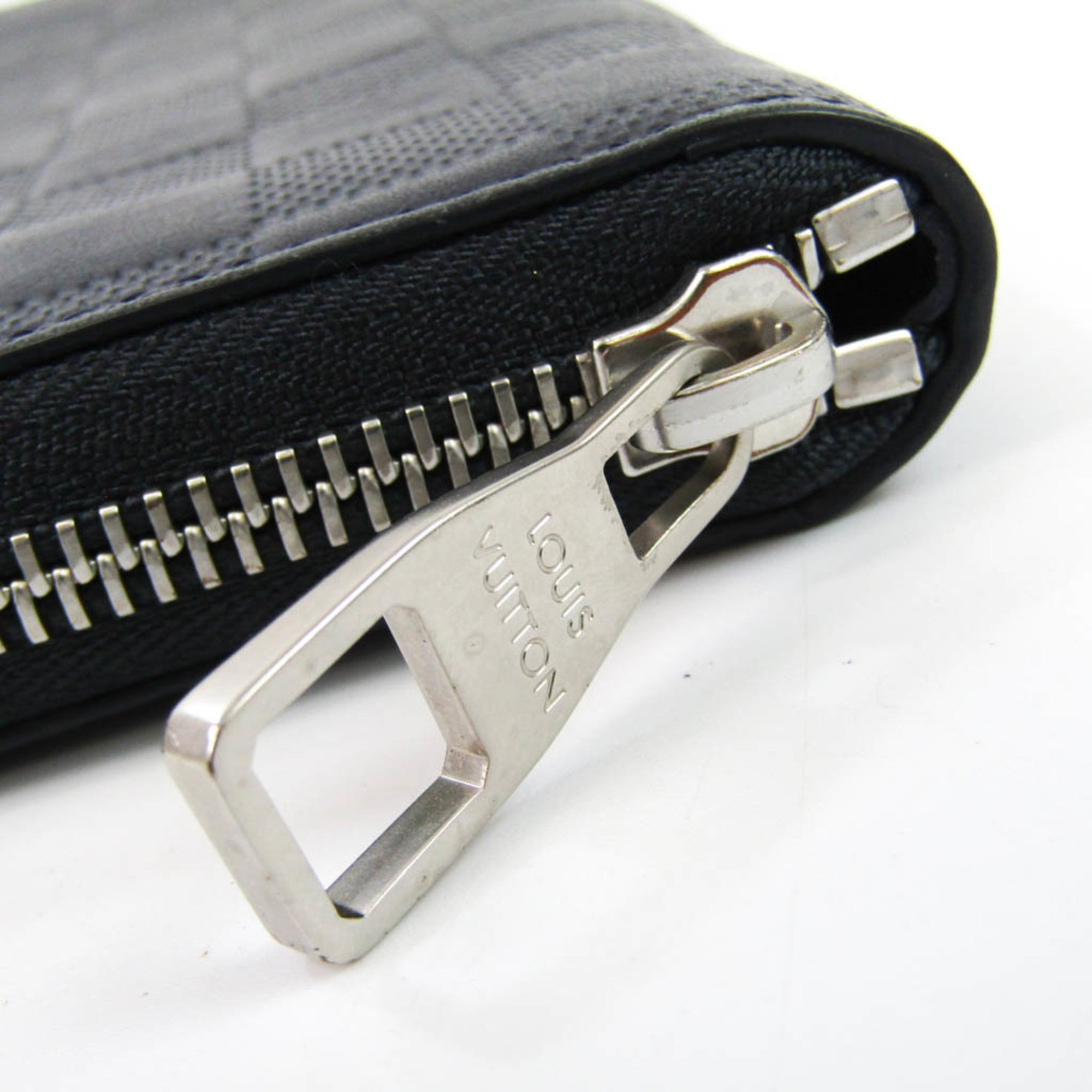 Louis Vuitton Black Canvas Zippy Wallet Vertical wallet accessories