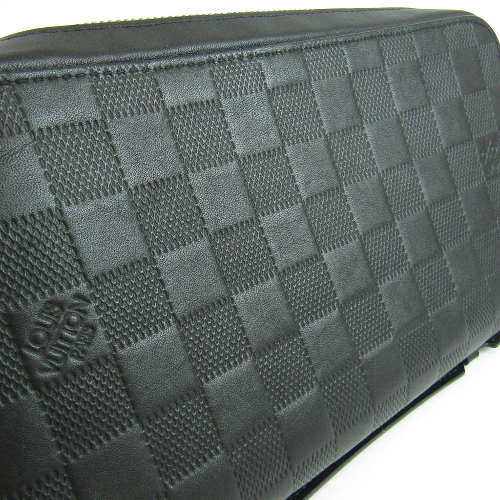 Louis Vuitton Black Canvas Zippy XL wallet accessories