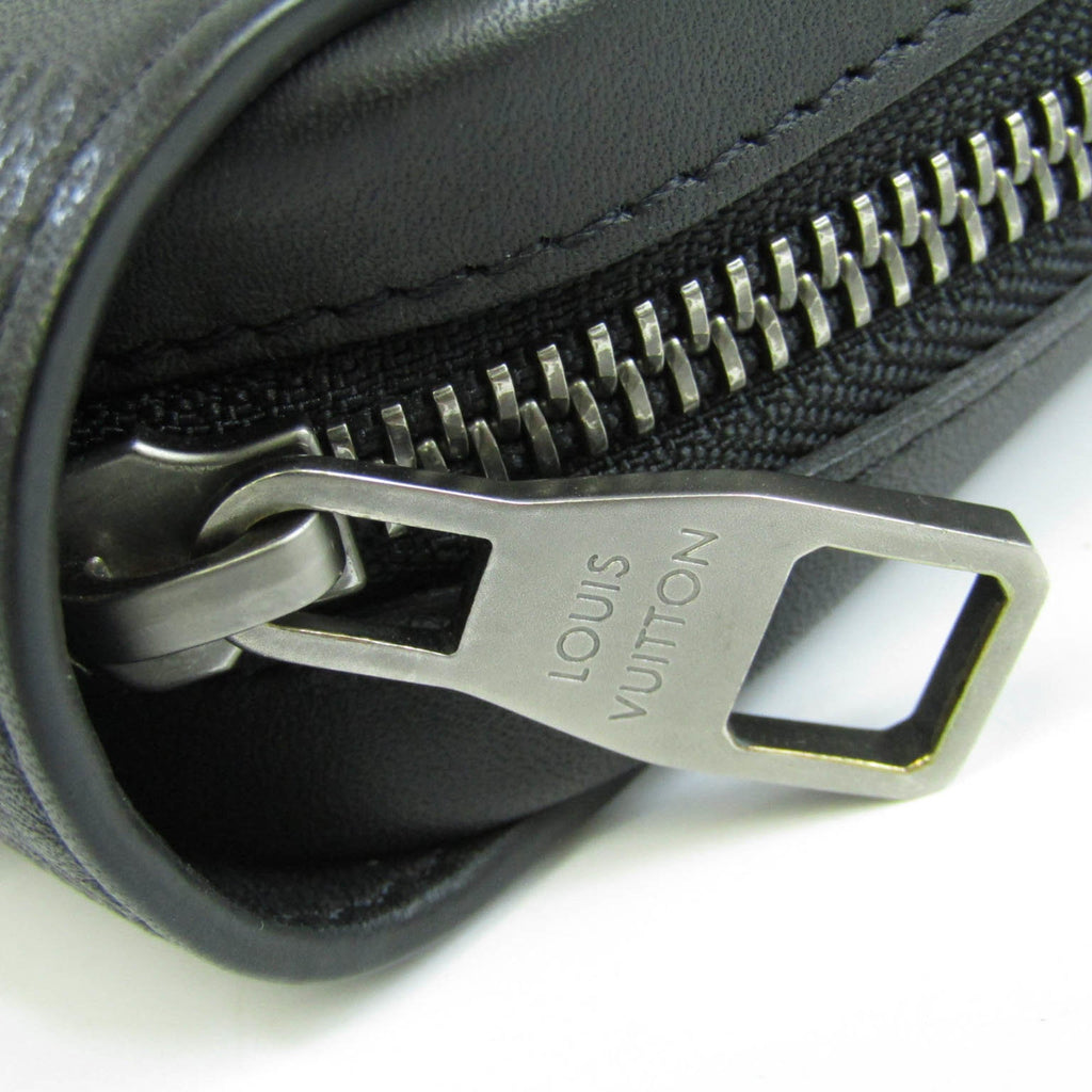 Louis Vuitton Black Canvas Zippy XL wallet accessories