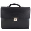 Louis Vuitton Black Leather Robusto handbag bag