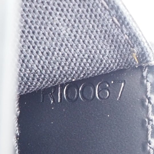 Louis Vuitton Black Leather Robusto handbag bag