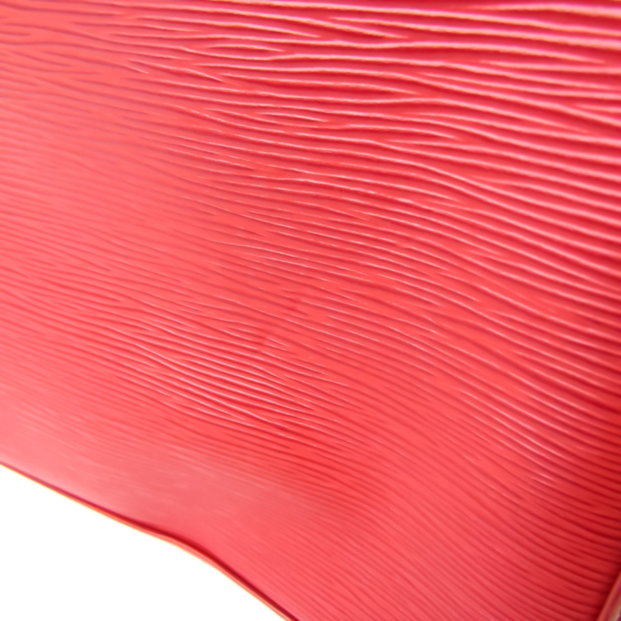 Louis Vuitton Red Leather Petit Noe shopper bag