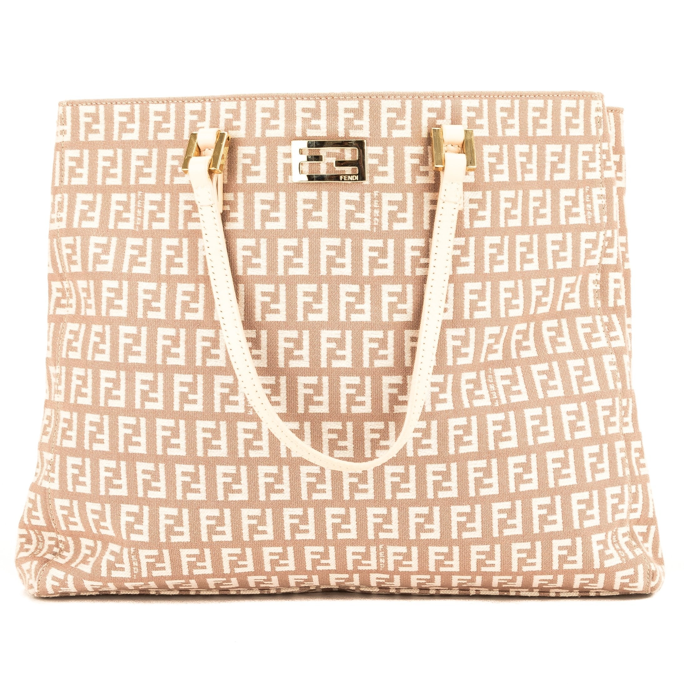 Fendi Pink Zucca Canvas Tote Bag (Pre Owned)