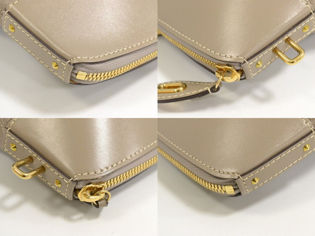 Louis Vuitton Beige Leather Lockit handbag bag