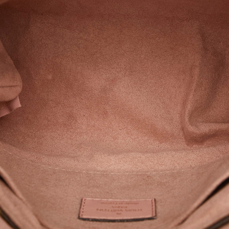 Louis Vuitton Monogram Rocky BB Handbag Shell Bag 2WAY M44080 Brown Pink PVC Leather  Louis Vuitton