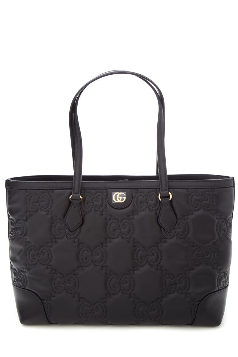 Gucci Black Puff Leather Tote