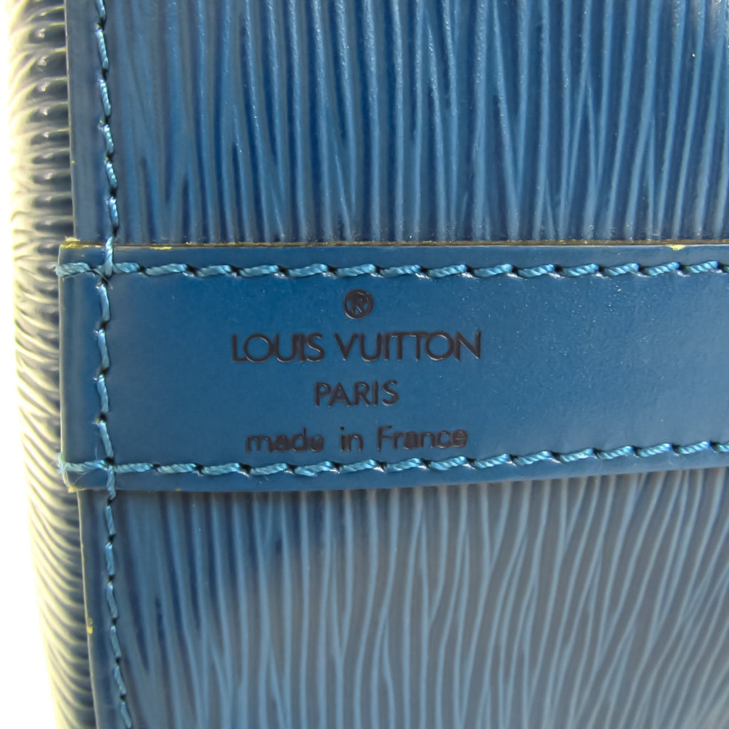 Louis Vuitton Blue Leather Petit Noe shoulder bag