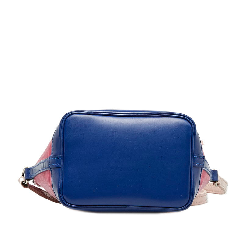 Louis Vuitton Epic Nano Noe Slipper Shoulder Bag M42502 Hot Pink Blue Leather  Louis Vuitton