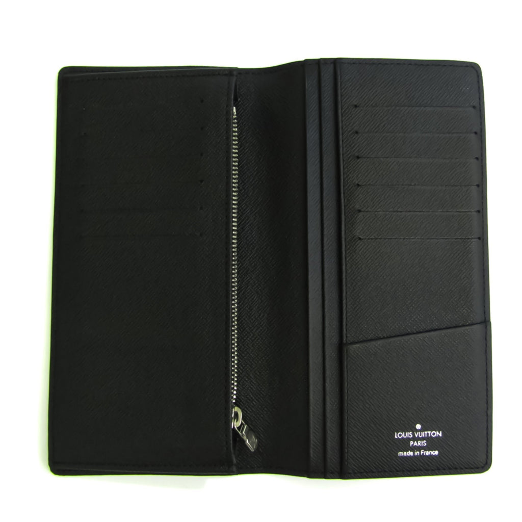 Louis Vuitton Gray Canvas Portefeuille Brazza wallet accessories