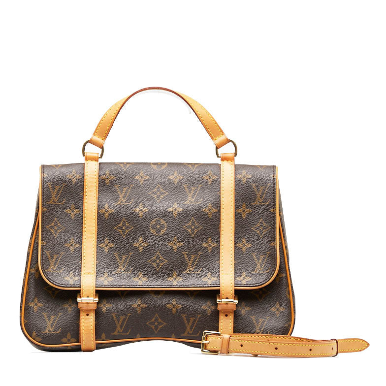 Louis Vuitton Monogram M51158  Daypack PVC/Leather Brown