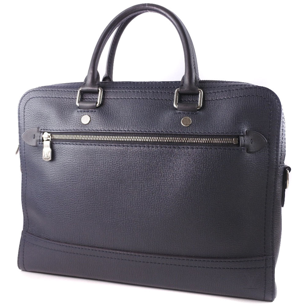 Louis Vuitton Brown Leather Porte Document Business briefcase bag