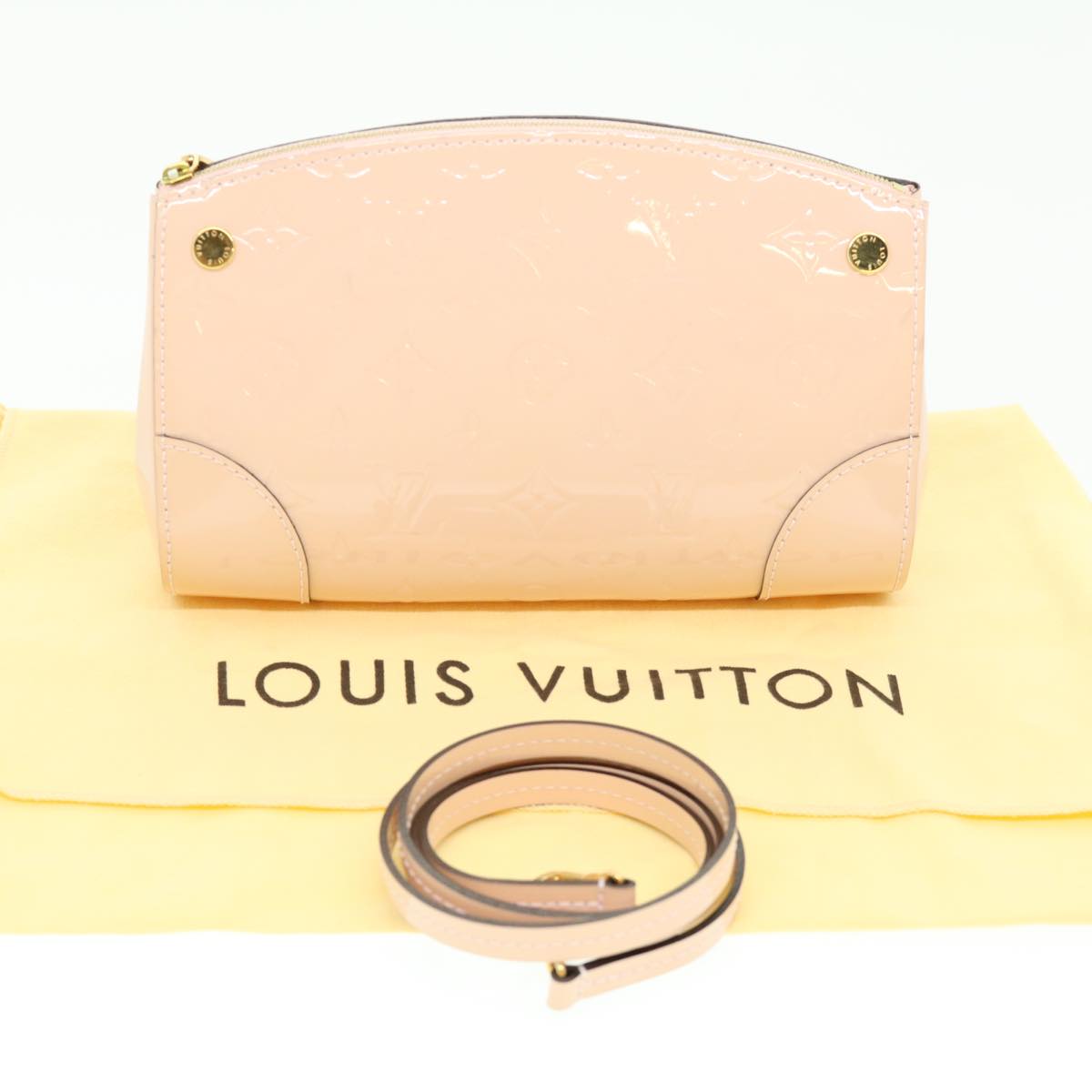 Louis Vuitton Pink Patent leather Santa Monica shoulder bag