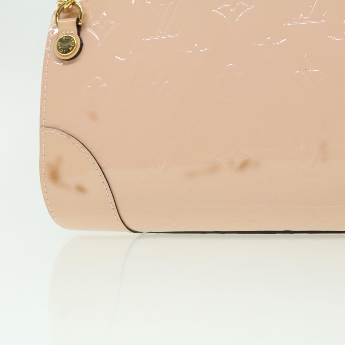 Louis Vuitton Pink Patent leather Santa Monica shoulder bag