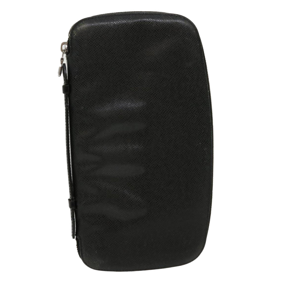 Louis Vuitton Black Leather Organizer wallet accessories
