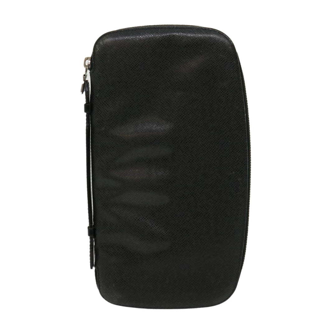 Louis Vuitton Black Leather Organizer wallet accessories
