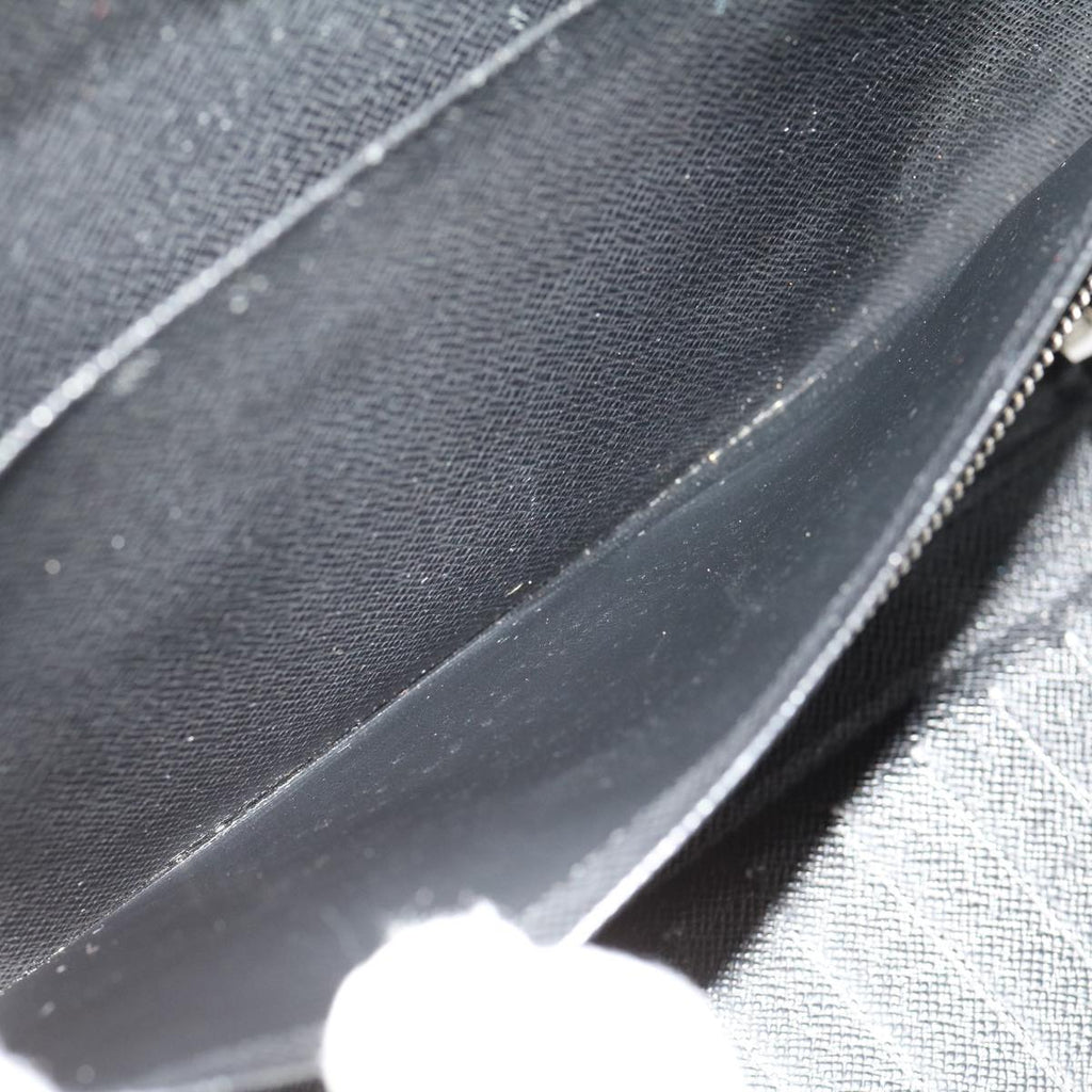 Louis Vuitton Black Leather Organizer wallet accessories